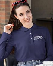 Load image into Gallery viewer, Pony Club Long Sleeve Polo
