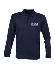 Load image into Gallery viewer, Grove Hunt Pony Club Long Sleeve Polo
